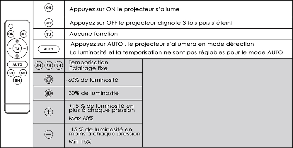 Projecteur solaire 30W